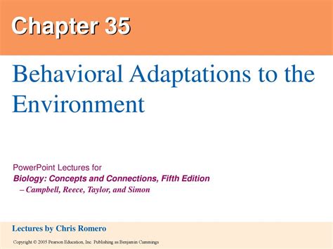 Behavioral Adaptations To The Environment Ppt Download