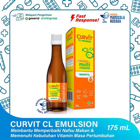 Jual CURVIT CL EMULSION 175 ML Shopee Indonesia