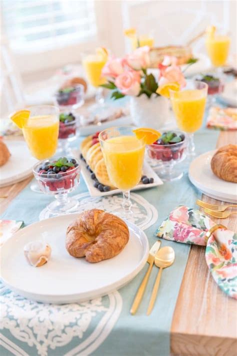 Brunch Party Recipes And Tablescape Inspiration