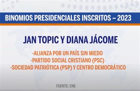 Ocho Binomios Para La Presidencia Fueron Inscritos En El CNE Oromartv