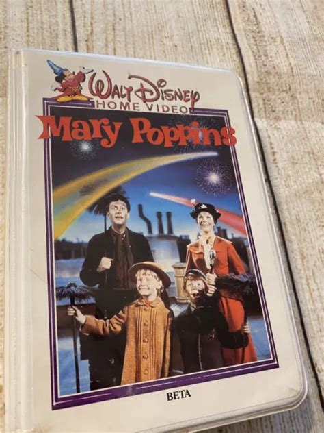 Mary Poppins Vhs Original Walt Disney Home Video Clamshell Release