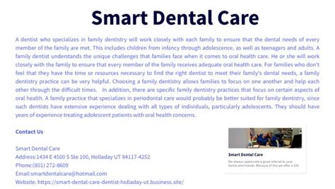 Smart Dental Care