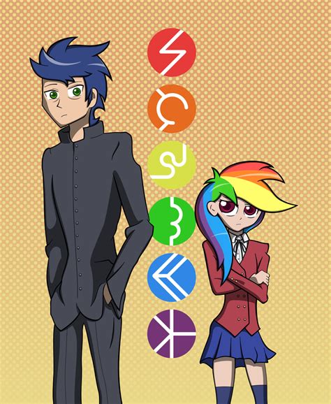 Rainbow Dash and Soarin' Crossover by Rebron-y on DeviantArt