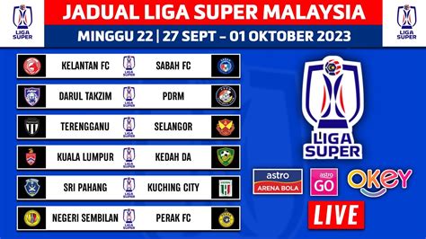 Terkini Jadual Liga Super Malaysia Minggu Jdt Vs Pdrm Fc