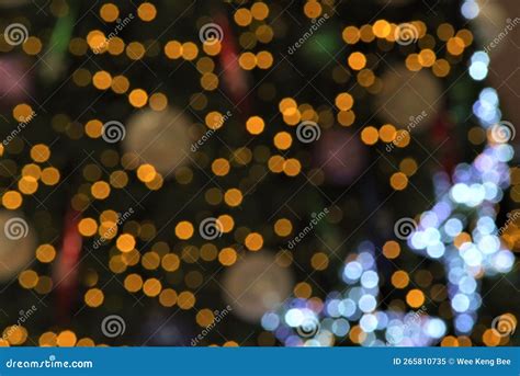 Christmas Tree Light In Bokeh Stock Image Image Of Burst Abstract 265810735