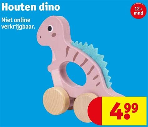 Houten Dino Aanbieding Bij Kruidvat