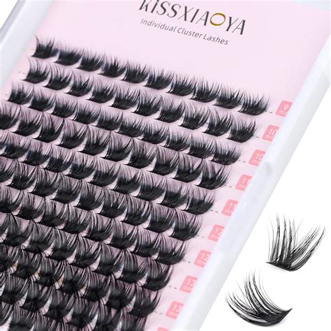 Fenshine Cluster Lashes Pcs Individual Lashes Wide Stem C D Curl