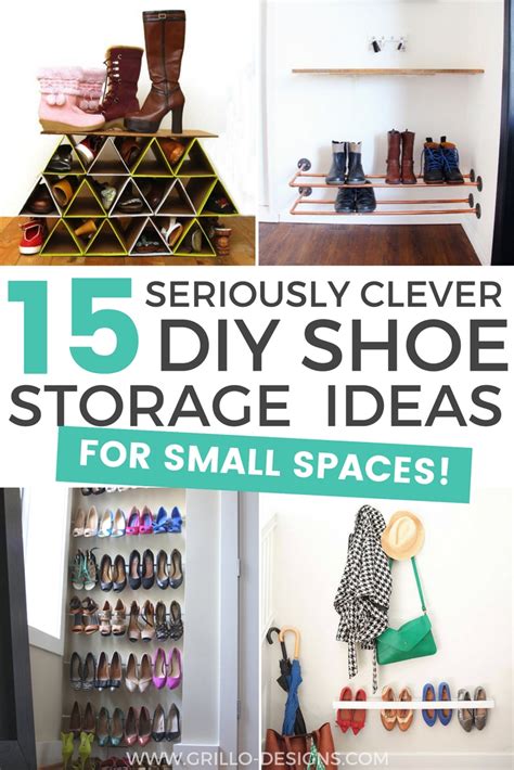 15 Clever DIY Shoe Storage Ideas Grillo Designs