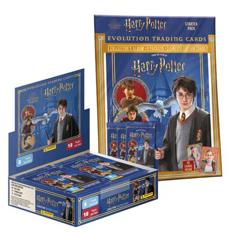 Harry Potter Evolution Trading Cards Bundle Of 18 Packets Starter Pack