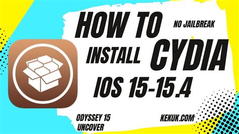 Ios 15 Jailbreak Install Cydia Without Jailbreak First Iphone 13