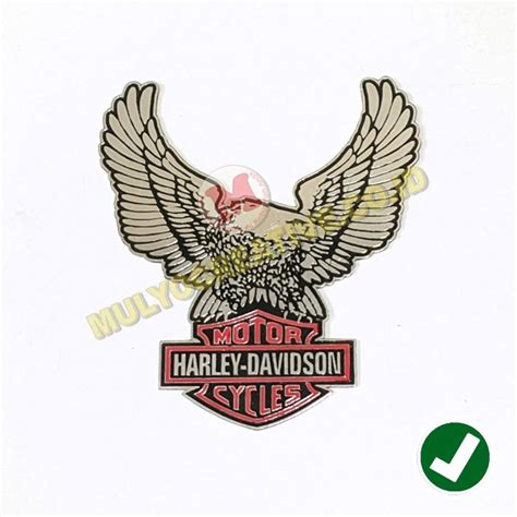 Plat Motor Harley Emblem Harley Davidson Model Burung Garuda Besar