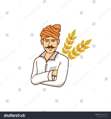 Indian Farmer Icon