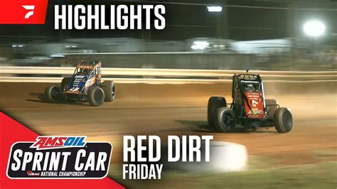 𝑯𝑰𝑮𝑯𝑳𝑰𝑮𝑯𝑻𝑺 USAC AMSOIL National Sprint Cars Red Dirt Raceway