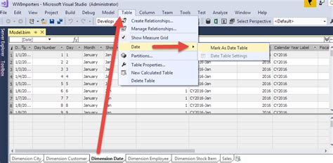 Stairway To Ssas Tabular Level Implementing Date Dimensions