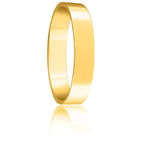 Alliance Ruban Confort 3 Mm Or Jaune 18K Amore Ocarat