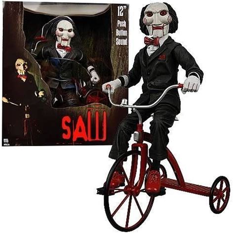 Saw Billy Puppet 12 Inch Action Figure On Tricycle With Sound Saw