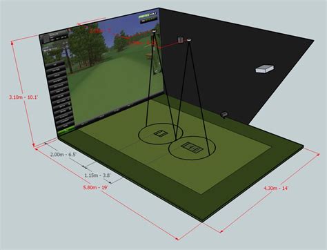 Full Swing Golf Simulator Dimensions