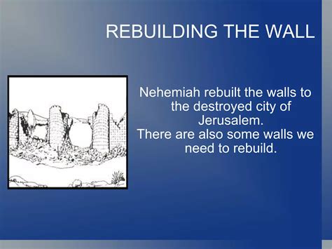 Rebuild The Wall Ppt Free Download