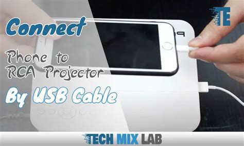 Connect Your Phone To RCA Projector Easily By USB Cable