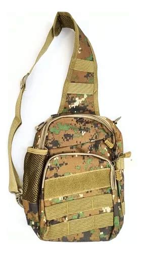 Bolso Morral Manos Libres Pechera Hombre Camuflado Tactico Mercadolibre