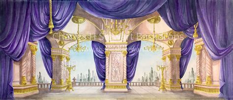 Palace Interior Backdrop | Backdrops by Charles H. Stewart