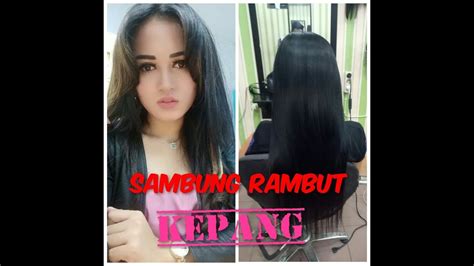 Sambung Rambut Kepang Cm Youtube