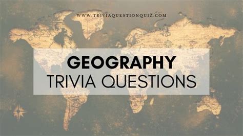 30 Geography Trivia Questions And Answers Multiple Choice Mcq Trivia Quiz