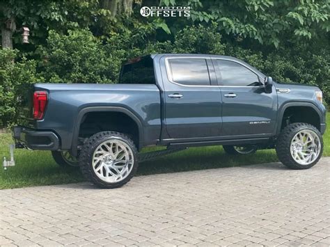 2020 Gmc Sierra 1500 With 24x14 76 Kg1 Forged Vortex And 35135r24 Fury Offroad Country Hunter