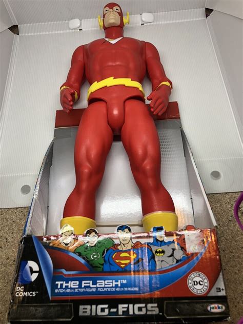 Jakks Big Figs Dc Comics The Flash Action Figure Rare New Ebay