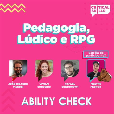 Critical Skills RPG on Twitter Essa é a estreia do mestrepedrok como