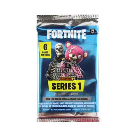 2019 Panini Fortnite Series 1 Trading Card Mega Pack Steel City