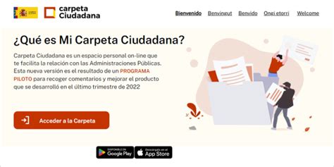 La versión definitiva de Mi Carpeta Ciudadana incorpora novedades