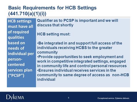 Background Cms Final Rule On Hcbs Ppt Download