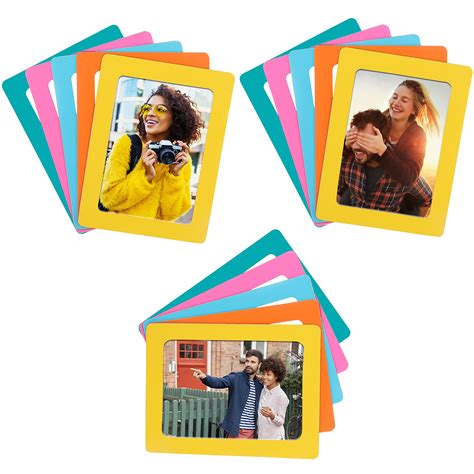 BELLE VOUS Cadre Photo Magnetique Frigo Lot De 15 Magnet Photo