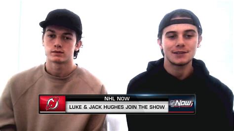 Hughes brothers join NHL Now | New Jersey Devils