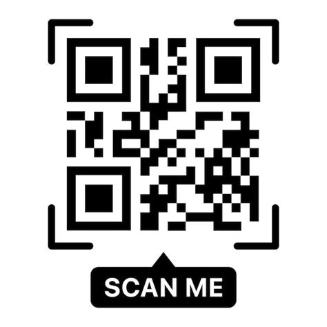 Free Vector Scan Me Qr Code Nel