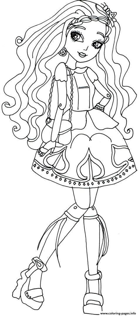 Ever After High Cedar Wood Coloring Page Printable