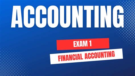 Financial Accounting Sample Exam 1 Finally Learn