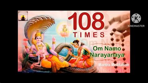 Om Namo Narayanaya Powerful Times Mantra Chanting For Peace