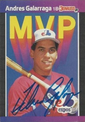 Andres Galarraga Autographs and Memorabilia | Sports, Baseball