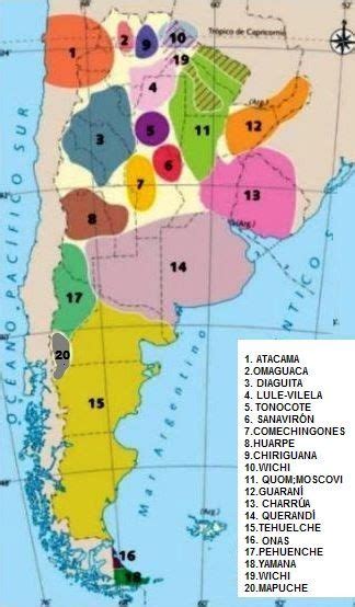 Mapa Argentina Tribus 1 Mapas Mapa De Argentina Argentina