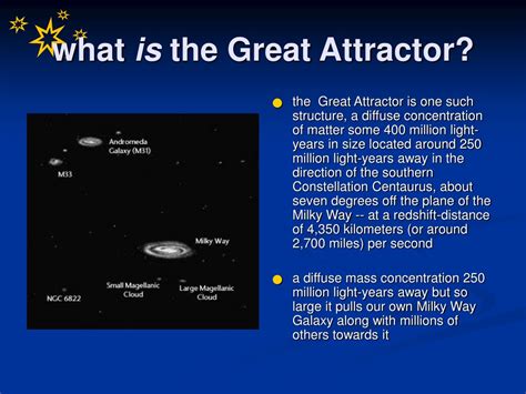 PPT - “the great attractor” PowerPoint Presentation, free download - ID:9226681