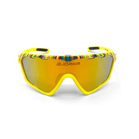 Lunettes Björka Rockstrip Jaune Björka Tout léquipement du cycliste