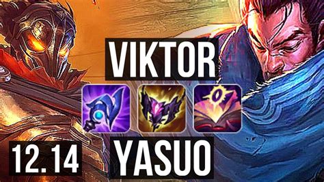 Viktor Vs Yasuo Mid 15 0 2 Legendary 1200 Games 6 Solo Kills