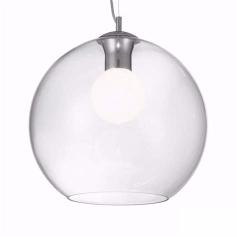 Nemo Sp D Ideal Lux Lampada A Sospensione Sfera In Vetro Trasparente