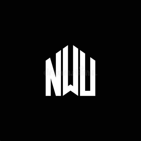 NWU Letter Logo Design on BLACK Background. NWU Creative Initials ...