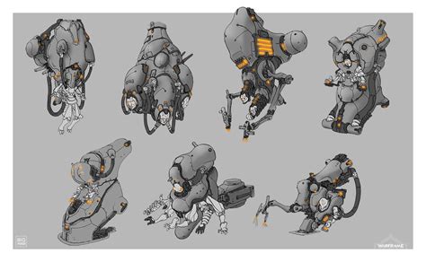 Warframe: Grineer Underwater Set Characters | Robot concept art, Robot ...