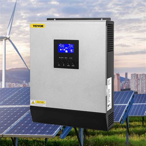 Vevor Hybrid Solar Inverter 3kva 2400w Pure Sine Wave Off Grid Inverter