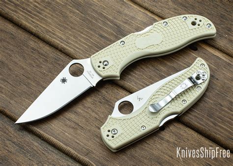 Spyderco Stretch 2 Sprint Run Straight Spine Ivory Frn Vg 10