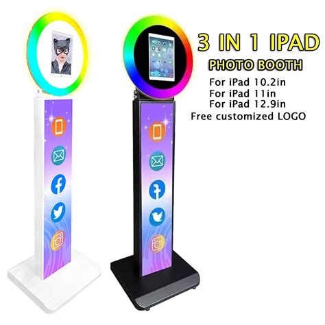 IPad Photo Booth Selfie Machine Shell Adjustable Stand Photobooth